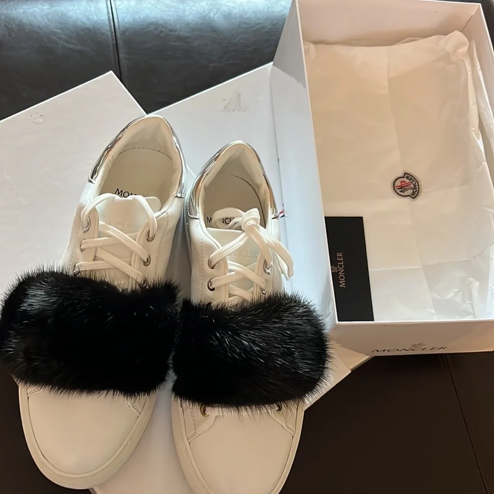 Moncler women fashion sneakers EUR 40 US 10. New and Authentic